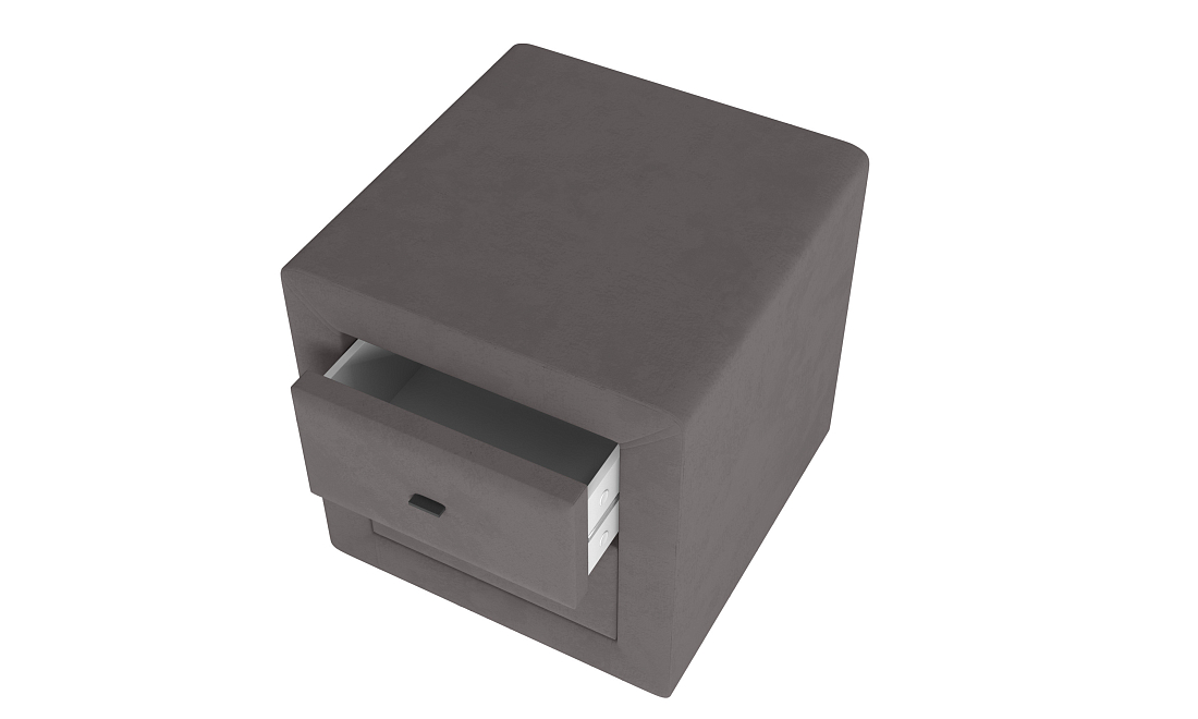 Тумба прикроватная 06.34 - 01 Гамма велюр fresh эспрессо